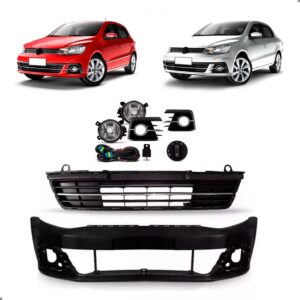 Kit Envolvente Voyage G7 2016 2017 18 2019 Com Furo De Milha Preto