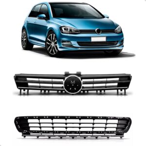 Par Grade Superior Inferior Golf 2014 A 2017 Friso Cromado Preto