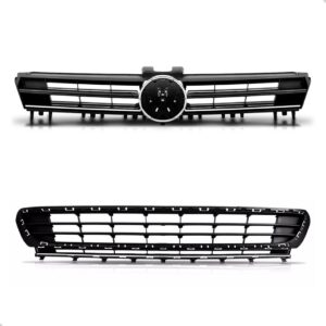 Par Grade Superior Inferior Golf 2014 A 2017 Friso Cromado Preto