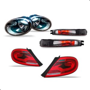 Kit Par Farois Para Fusca 13 A 16 Par Lanternas E Sinaleiras Direito/passageiro