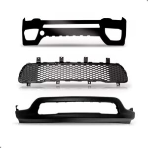 Kit Envolvente Para Jeep Compass 2017 A 2021 Com Spoiler Preto