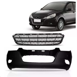 Kit Envolvente Para Jac J3 2011 A 2013 Com Grade Preto