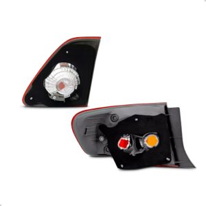 Jogo Sinaleira Corolla 09 A 2011 Canto E Tampa Lado Direito Vermelho