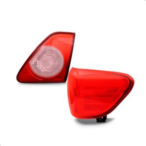 Jogo Sinaleira Corolla 09 A 2011 Canto E Tampa Lado Direito Vermelho