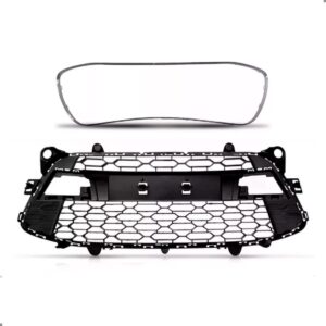 Kit Grade Para Citroen C3 2013 A 2020 Com Friso Cromado Preto