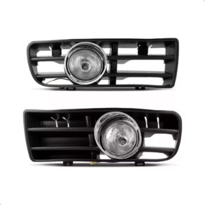 Kit Farol Milha Para Golf 1999 00 01 02 A 2005 Com Spoiler Preto