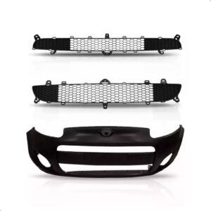 Kit Envolvente Palio Attractive 2012 A 2017 Com Grades Preta São Paulo Acessórios