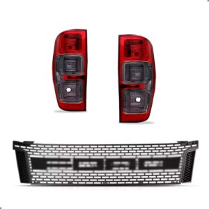 Kit Grade E Sinaleiras Para Ford Ranger 2013 A 2016 Preto