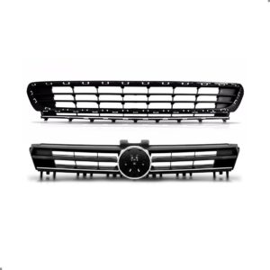 Kit Grades Golf Tsi Friso Cromado 2014 2015 2016 2017 Preto