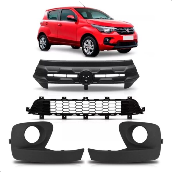 Kit Grade Mobi 2016 2017 2018 2019 2020 Texturizado São Paulo Acessórios