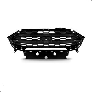 Kit Parachoque E Grade Ecosport 2018 A 2021 Sem Friso Preto
