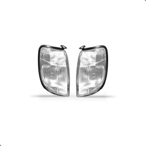 Kit Frente Para Frontier 1998 A 2002 Grade Cinza Ambos Os Lados