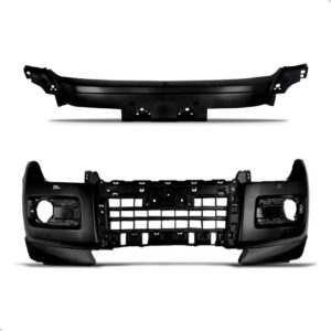 Kit Envolvente E Suporte De Placa Pajero Full 2015 A 2021 Preto