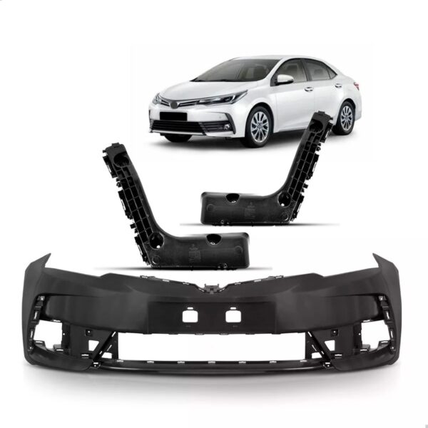 Envolvente Dianteiro Corolla 2018 A 2019 Com Guias 1a Linha  Preto