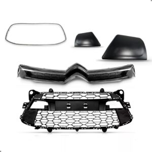 Kit Grade Para Citroen C3 2013 A 2020 Com Friso E Tampa Plástico