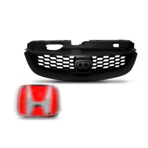 Grade Para Honda Civic Coupe 2004 A 2006 Com Emblema Sport Preto