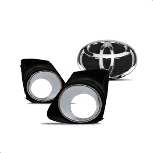 Kit Grade Corolla 2012 2013 + Moldura + Emblema Preto
