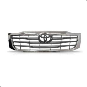Tela Frontal Para Hilux 2012 2013 14 15 Cromada Com Emblema Preto