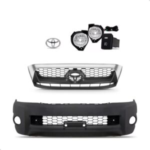 Kit Frente Para Hilux 2009 2010 2011 Com Furo Moldura Preto