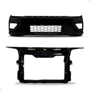 Kit Parachoque E Painel Para Gol G8 2018 A 2023 1a Linha  Preto