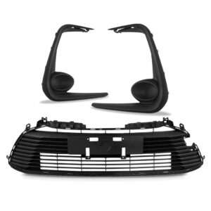 Kit Grade Inferior Sem Furo Auxiliar Corolla 2020 A 24 Preto Fosco