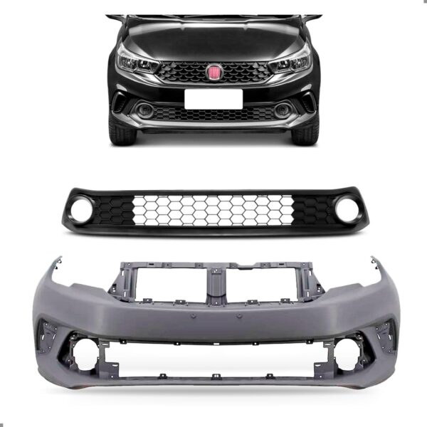 Kit Envolvente Com Grade Inferior Argo 2017 A 2022 Bicolor