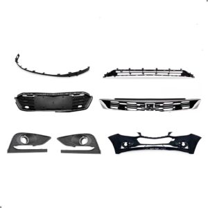Kit Envolvente Dianteiro Para Cruze 2017 18 2019 C/ Par Guia Preto