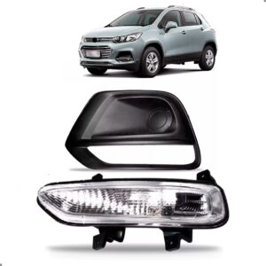 Farol Milha Drl E Moldura Para Tracker 2017 A 2020 Esquerdo Preto