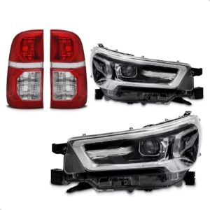 Kit Iluminação Hilux Srx 2021 A 2024 Full Farois E Lanternas