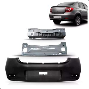 Kit Painel Traseiro Logan 2017 A 2025 C/ Parachoque Traseiro