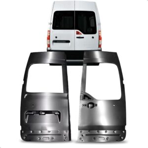 Par Porta Traseira Master 2013 A 2022 Com Janela Teto Alto Preto