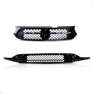 Par De Grade Para Fiat Cronos 20 19 18 Superior E Inferior Black Piano