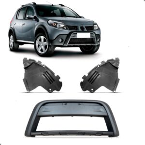 Kit Para Stepway 2008 A 2014  Par Defletor E Moldura Central