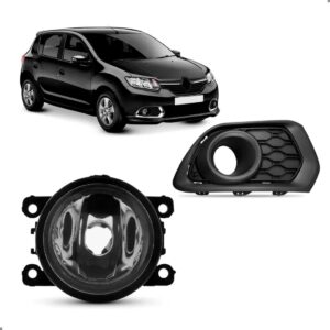 Farol Milha Com Moldura Para Sandero 2015 A 2019 Direito