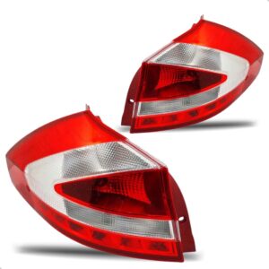 Par Lanterna Traseira Para Chery Celer 2016 2017 2018 Vermelho