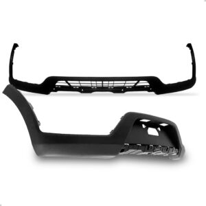 Kit Spoiler Dianteiro E Traseiro Hb20x 2012 2013 2014 2015  Preto