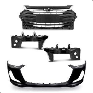 Kit Envolvente E Grade Onix 2020 A 2024 Com Guias Novo Preto