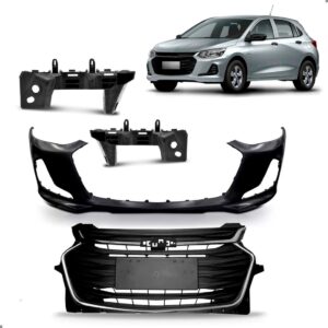 Kit Envolvente Onix 2020 2021 2022 2023 2024 2025 C/grade Preto