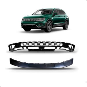 Grade Inferior Dianteiro Tiguan 2018 A 2021 Com Spoiler