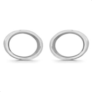 Kit Molduras Grade Lateral Para Sandero 2020 A 2024 Cromado Plástico