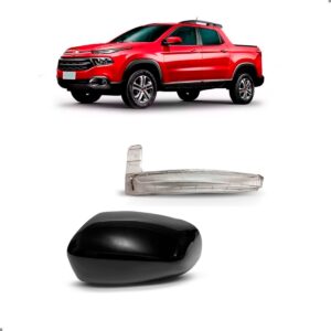 Capa De Retrovisor Com Lente Fiat Toro 2016 A 2025 Esquerda
