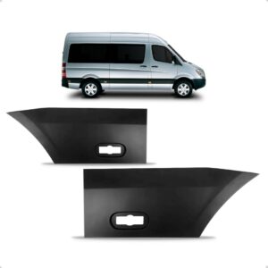 Par Friso Lateral Sprinter 2012 Até 2018 Curto Traseiro Preto