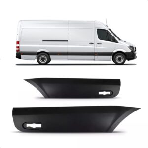 Par Friso Lateral Sprinter 2012 Até 2018 Traseiro Longo Preto