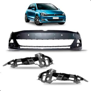 Envolvente Golf 2014 A 2017 Dianteiro C/furo Sensor Com Guia Preto