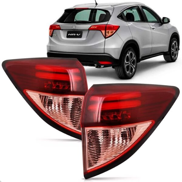 Par Lanterna Traseira Hrv Touring 2015 16 17 A 2020 Com Led Ambos Lados Vermelho