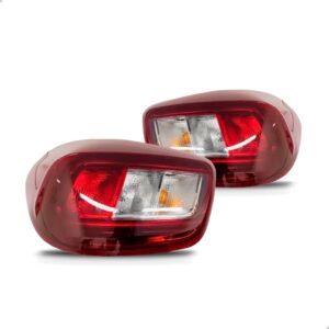 Par Sinaleira Traseira Para Renault Kwid 2022 2023 C/ Led Vermelho