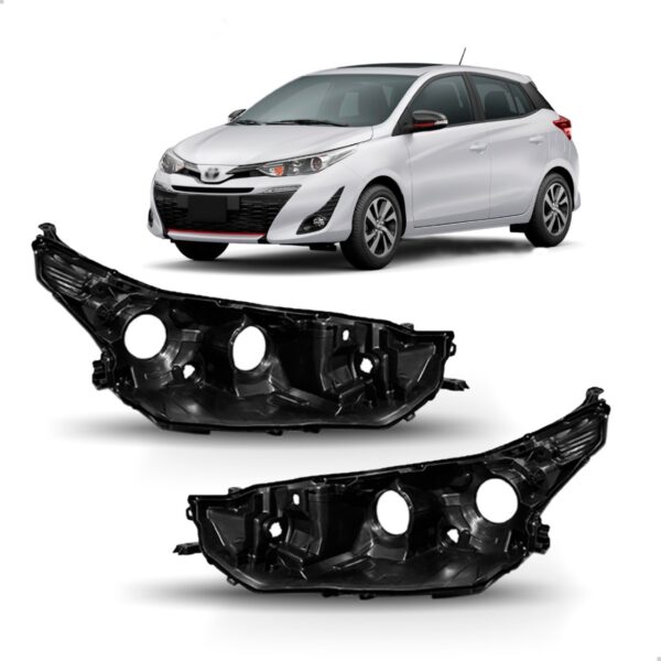 Par Carcaça Farol Yaris 2018 2019 2020 2021 2022
