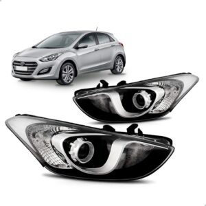 Par Farol Eletrico I30 2013 A 2016 S/ Motor S/ Entrada Xenon