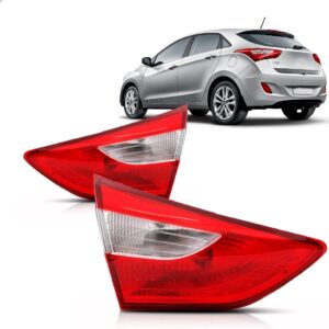 Par Sinaleira I30 2013 2014 2015 2016 Mala Bicolor Vermelho