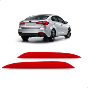 Par Sinaleira Parachoque Cerato 2014 2015 2016 Traseira Vermelho